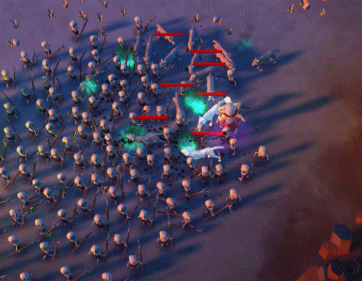 Тактика огромного войска из крестьян не эффективна, все они погибнут в этом бою.