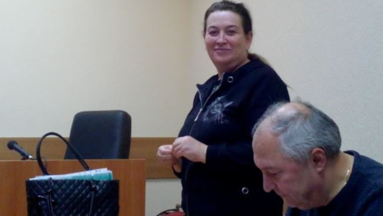                                             Татьяна Быковская в суде, источник "Радио Свобода"