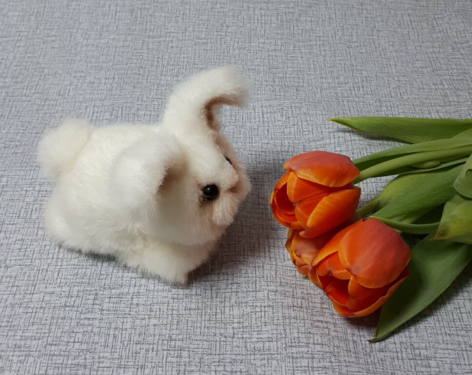 Меховая игрушка - Кролик, своими руками, легко и получится даже у тех ...