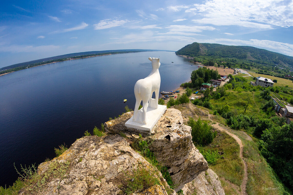 Козел в жигулевских горах