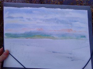 Шаг 7. Начинаем писать воду. 