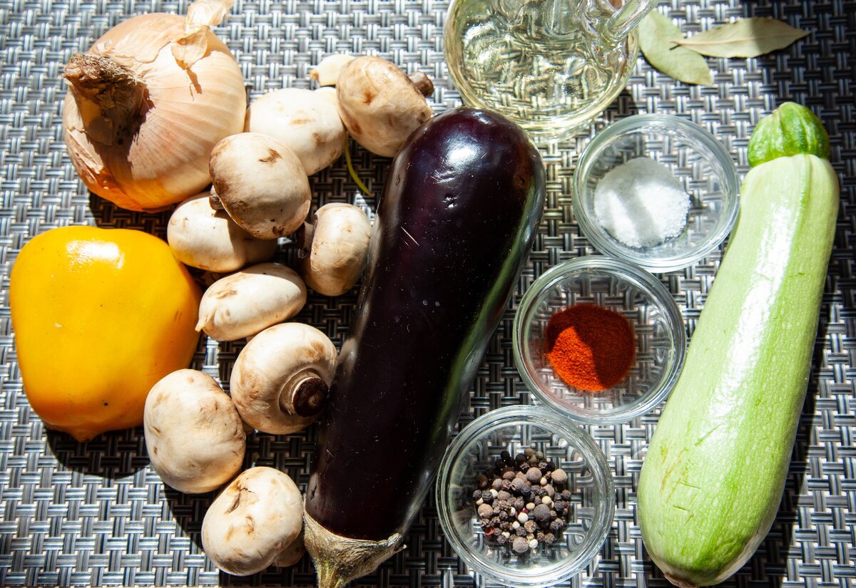 Овощи для рецепта