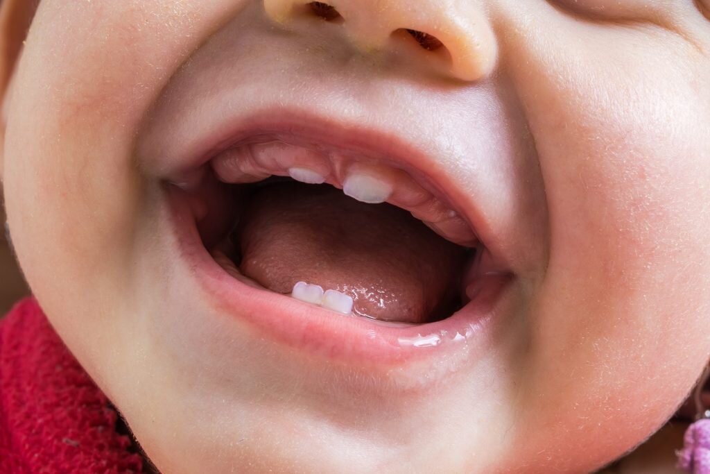 Во сколько месяцев появляются первые. Прорезывание зубов у грудничков. Прорезывание первых зубов.