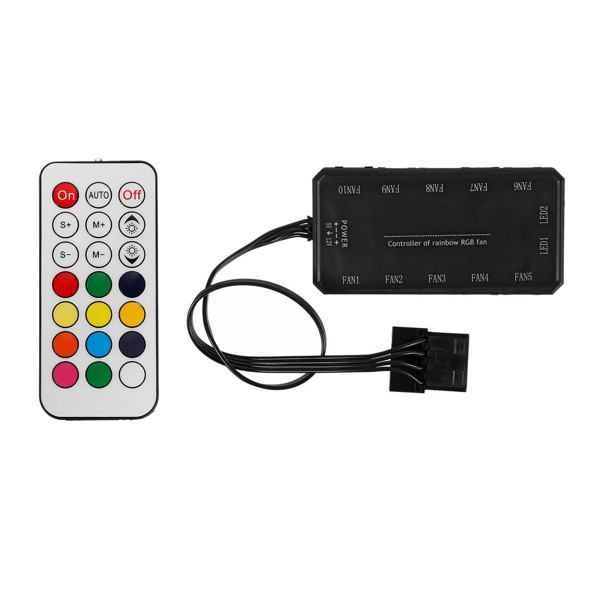 RGB контроллер с дистанционным пультом управления подсветкой.