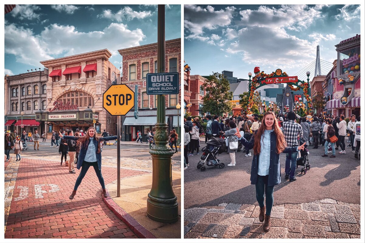 На улочках Universal Studios Japan