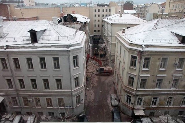 Комплекс домов XIX века на Большой Дмитровке в Москве. Фото: Из открытых источников