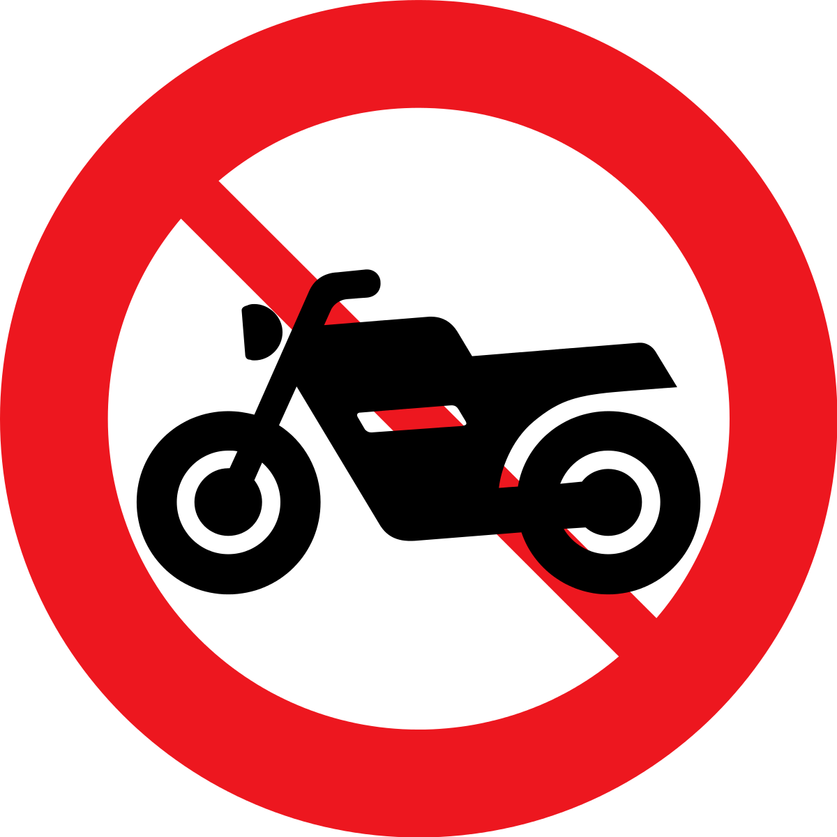Проезд мотоциклов запрещен