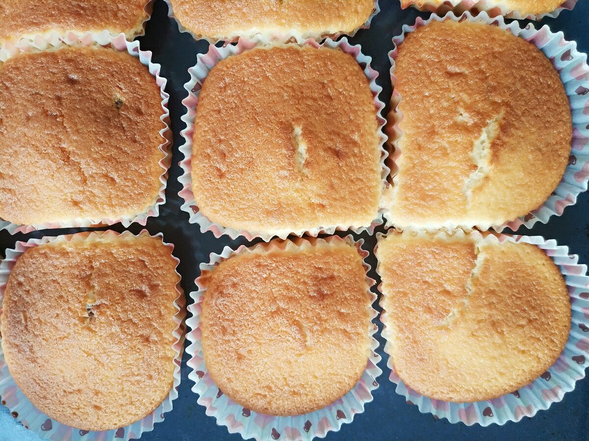 Маффины с изюмом 