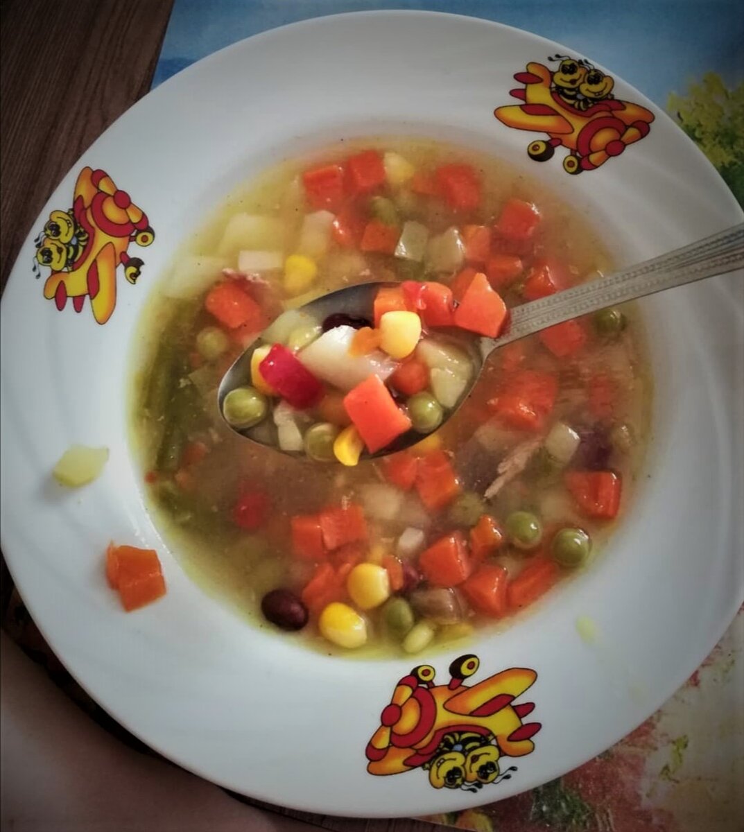 Суп из мексиканской смеси