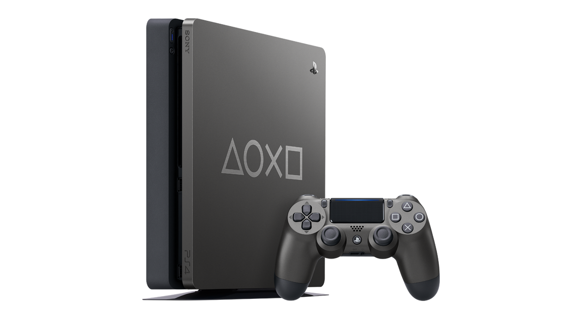 Прошлогодняя Ps4 Slim для распродажи.
