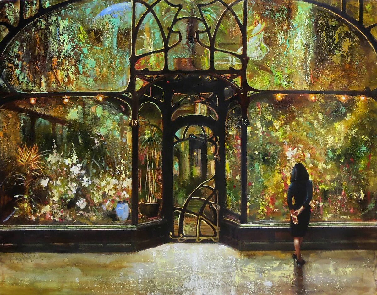 Леонид Гололобов. Алиса и Страна Чудес 20 лет спустя. https://legonid.wixsite.com/painting-by-leonid