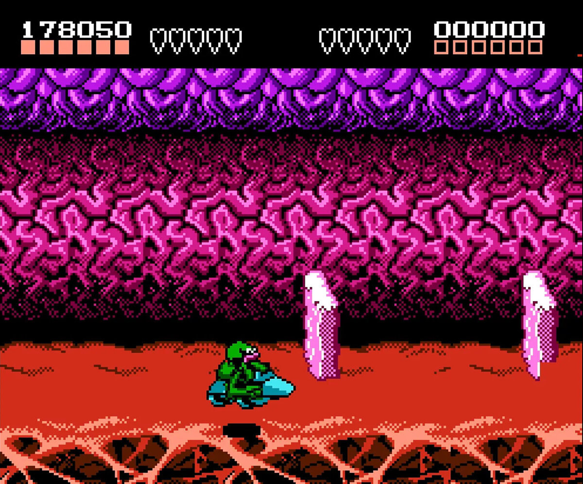 Денди лягушки в космосе. Battletoads 1991 NES. Battletoads Денди. Battletoads 1991 Level. Battletoads Sega мотоциклы.