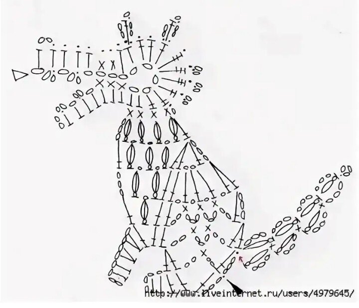 Вязание крючком фигурки схема