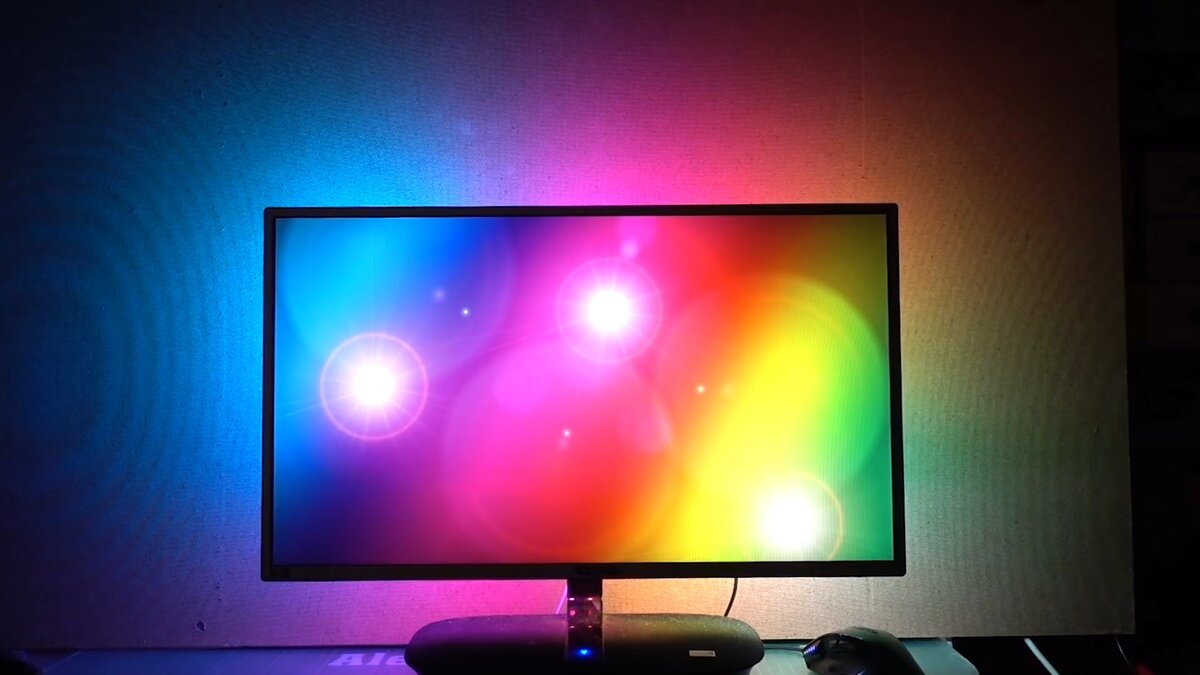 Как установить светодиодную подсветку за телевизором
