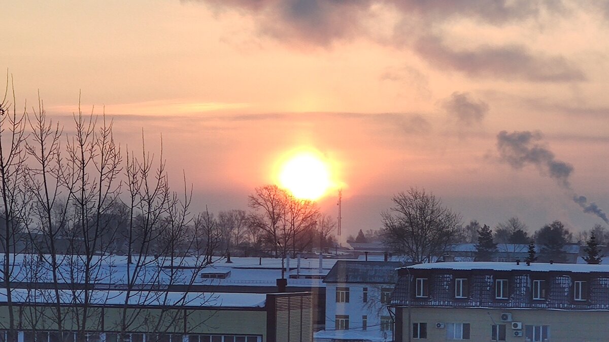 Это рассвет при -27