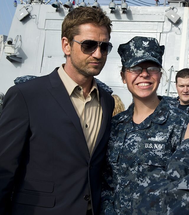 Джерард Батлер, фото US Navy