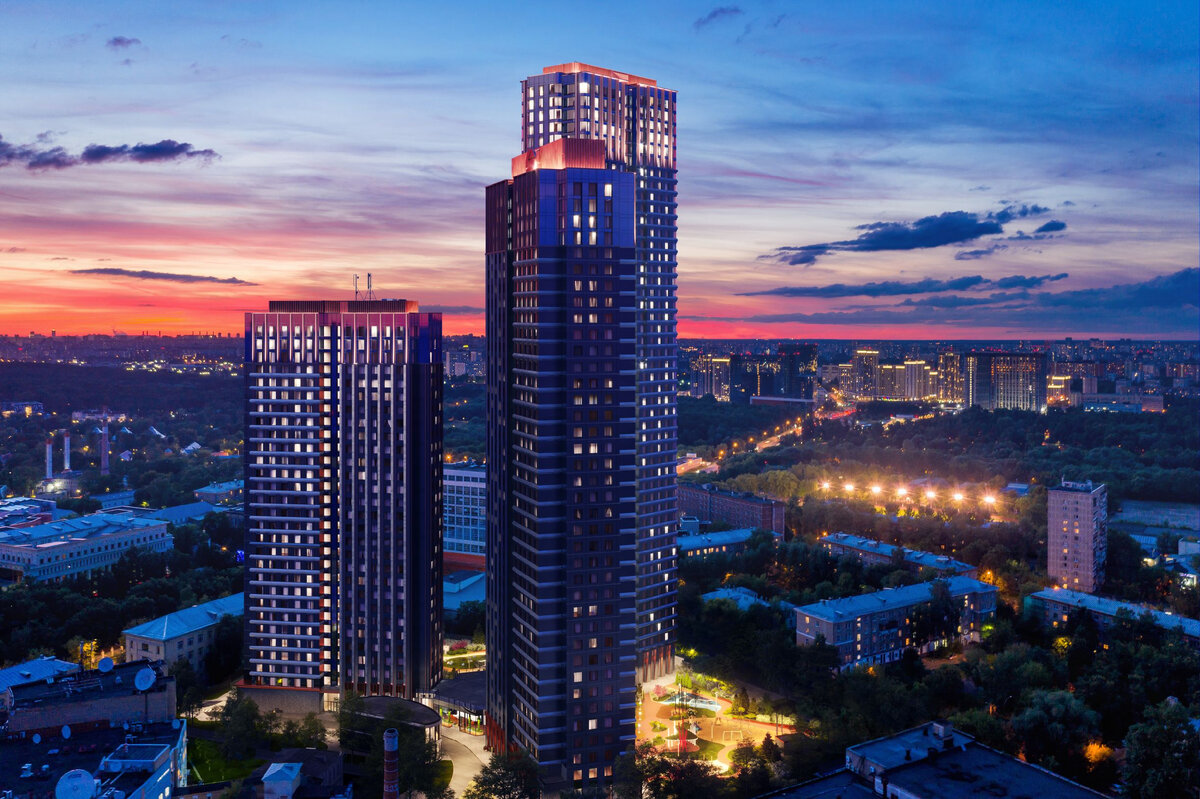 ЖК «Режиссер» строится в историческом районе Москвы рядом с парком ВДНХ, и из окон квартир открываются потрясающие виды на город
