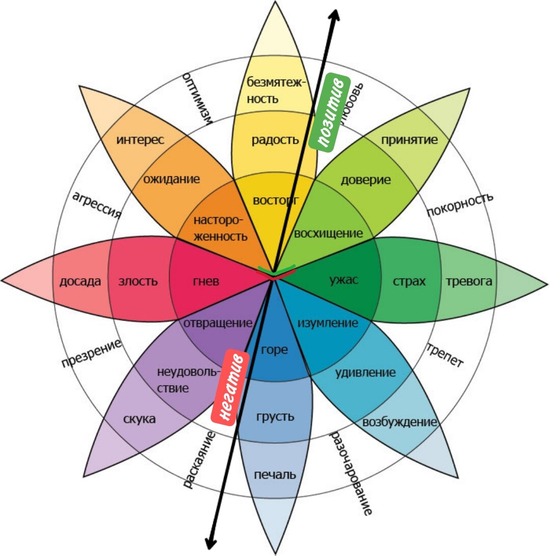 Эмоциональный круг схема