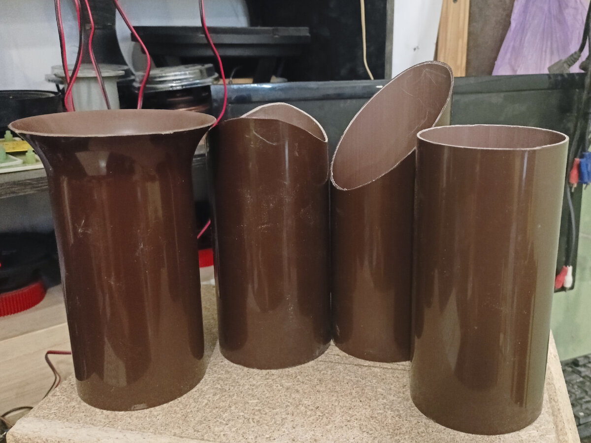 Участники эксперимента: раструб, волна, 45 градусов и прямой срез