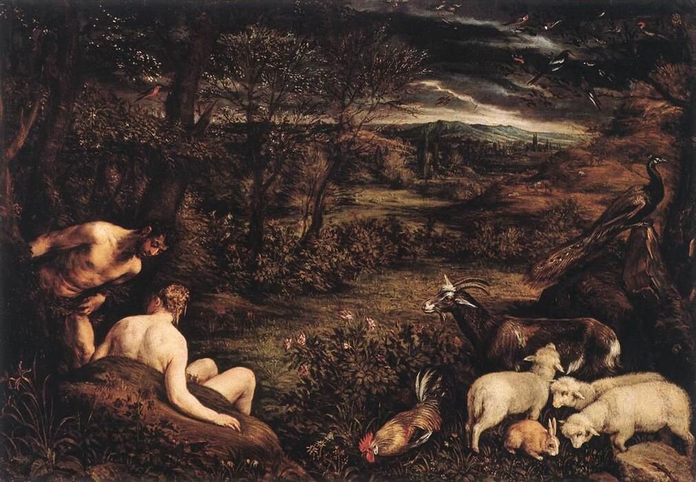Джакопо Бассано, "Эдем", 1570