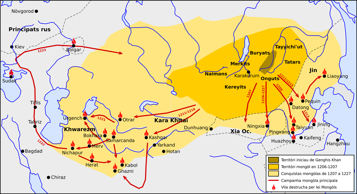 1206 — 1368 Монгольская Империя. Iron Storm русско монгольская Империя. Начало завоевания империи цзинь