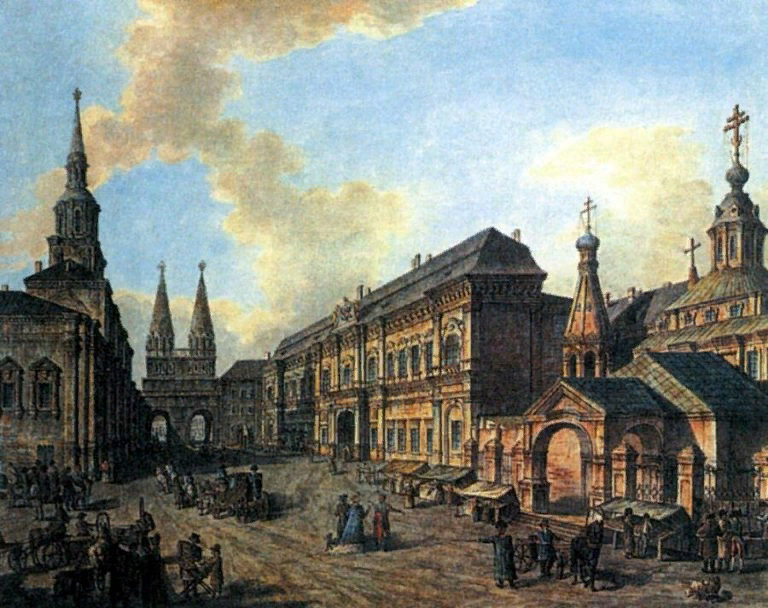 Федор Алексеев, "Вид на северную сторону Красной площади"