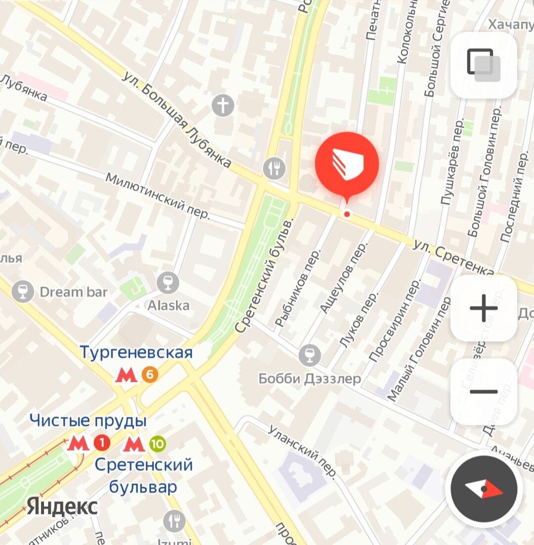 Адрес на карте