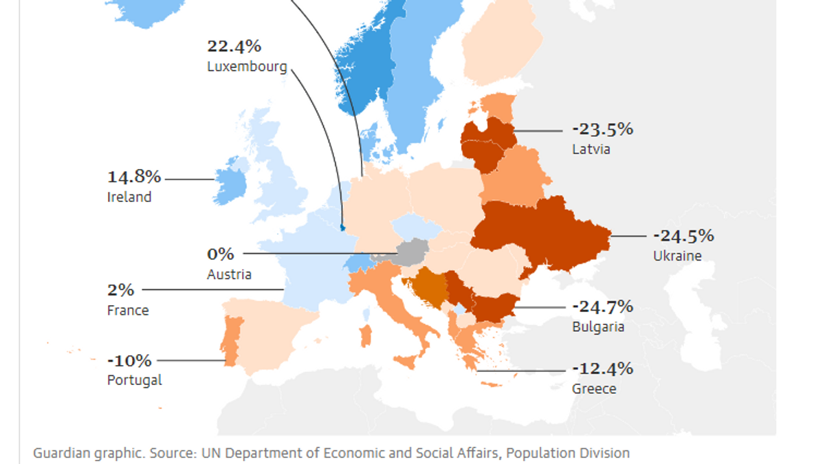    Украина без Крыма в статье The Guardian © Скриншот статьи The Guardian