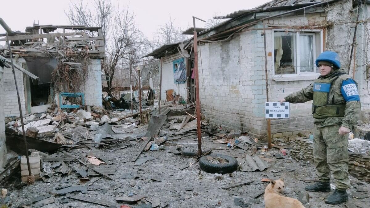    Последствия обстрела со стороны ВСУ населенного пункта Новопсков (ЛНР)© Фото : Представительство ЛНР в СЦКК