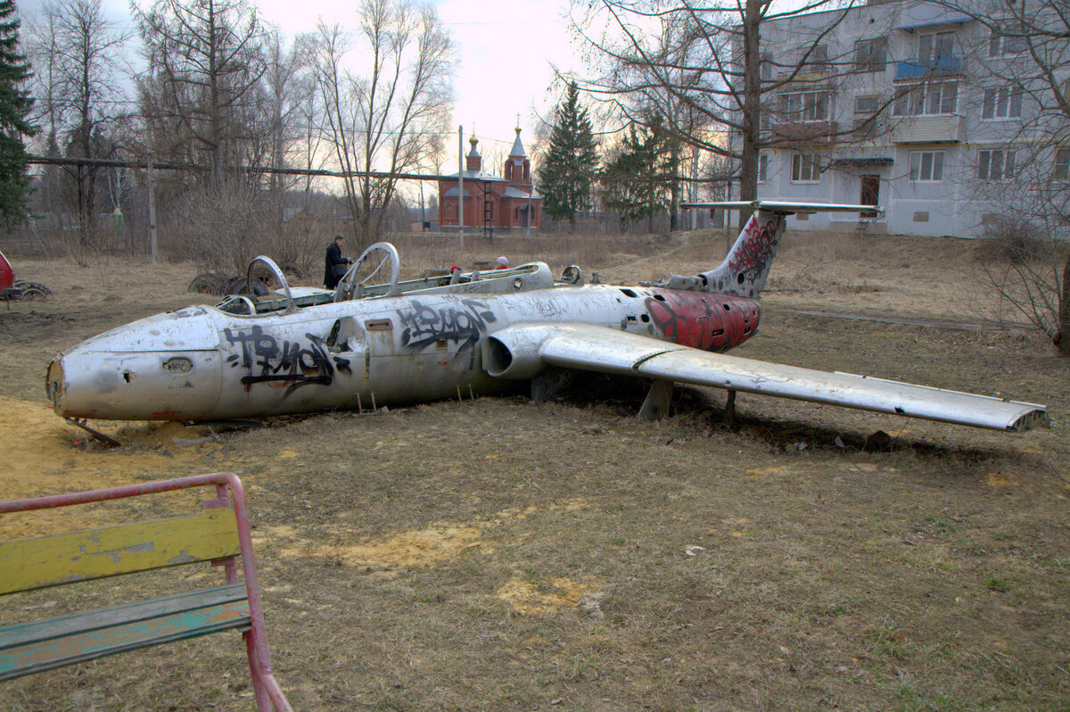 Л-29 в поселке Невское. 2013г Фото Лебедев Е.Н.