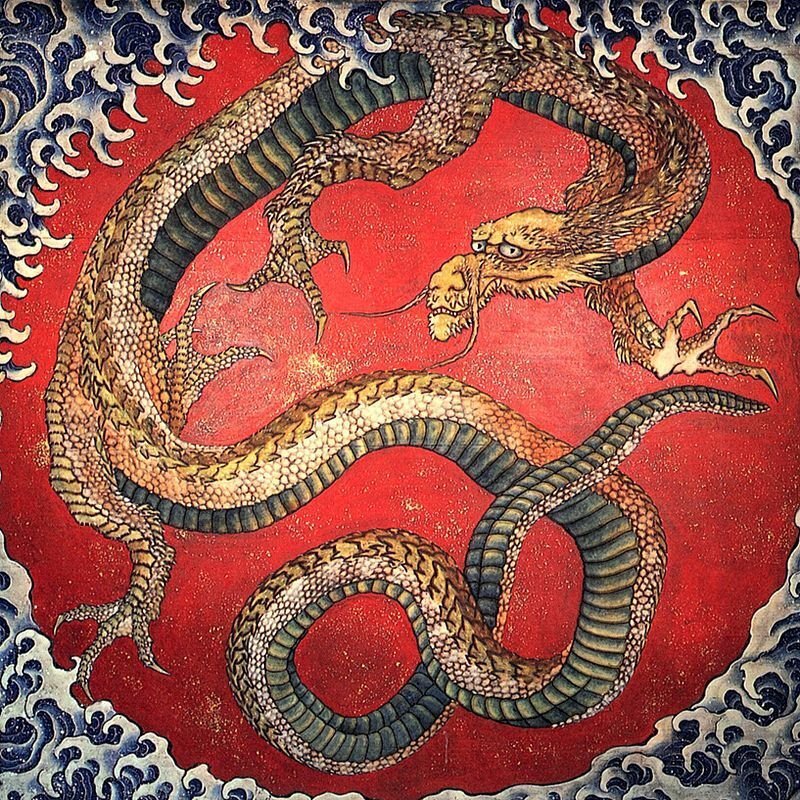 С картины Кацусико Хокусая