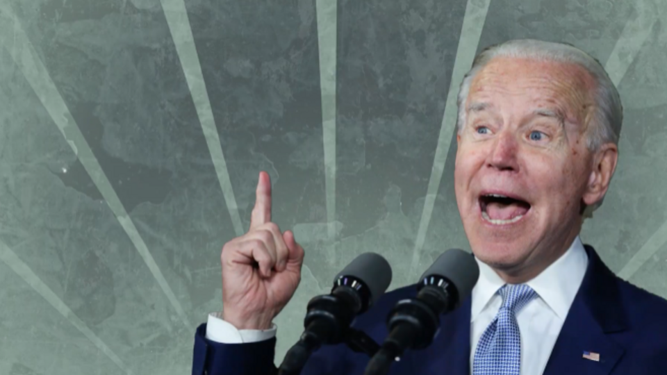     Байден эмоционально рассказал, как его сын Бо умирал от "огненных ям" скриншот видео РЕН ТВ