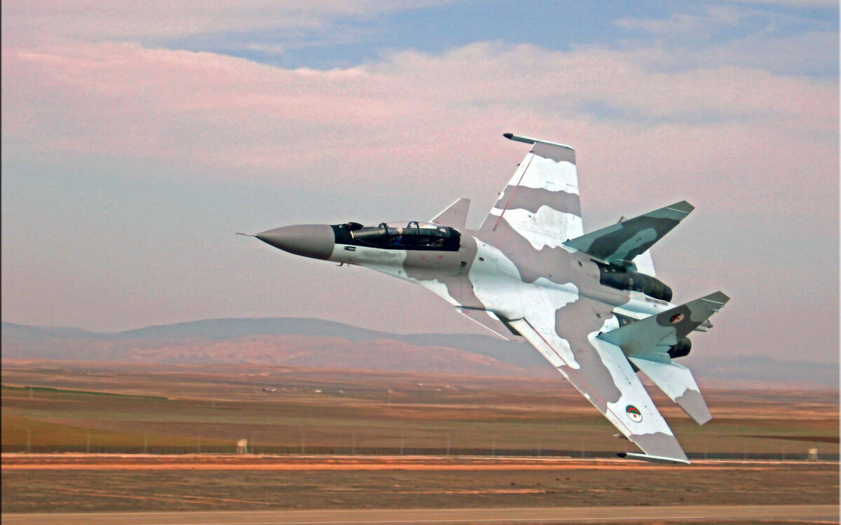 Су-30 МК алжирских ВВС. Фото, для иллюстрации, взято из доступных ресурсов Яндекс-картинки.