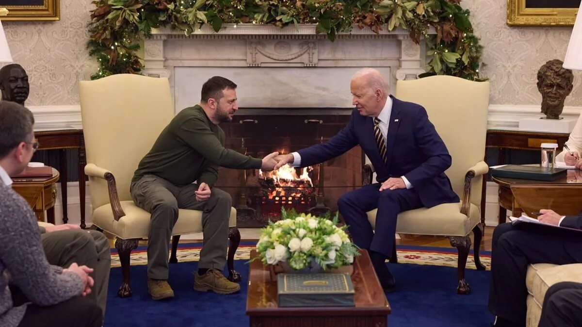 Владимир Зеленский встретился с Джо Байденом в Вашингтоне. Фото: t.me | @V_Zelenskiy_official