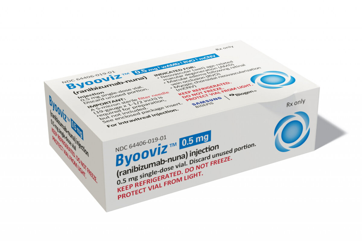 Byooviz, биоаналог Samsung Bioepis, основанный на офтальмологическом лекарстве Lucentis (Samsung Bioepis)