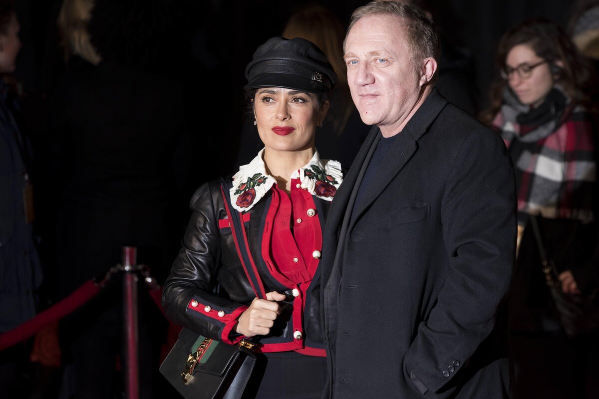    Сальма Хайек и Франсуа-Анри Пино