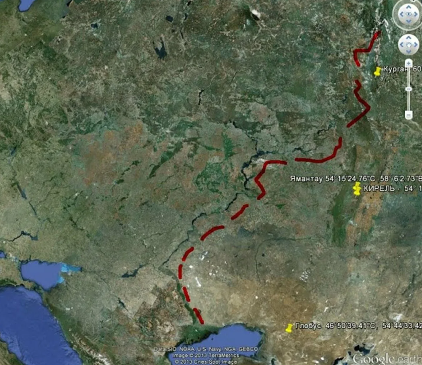 Великая Заволжская стена и её фото.