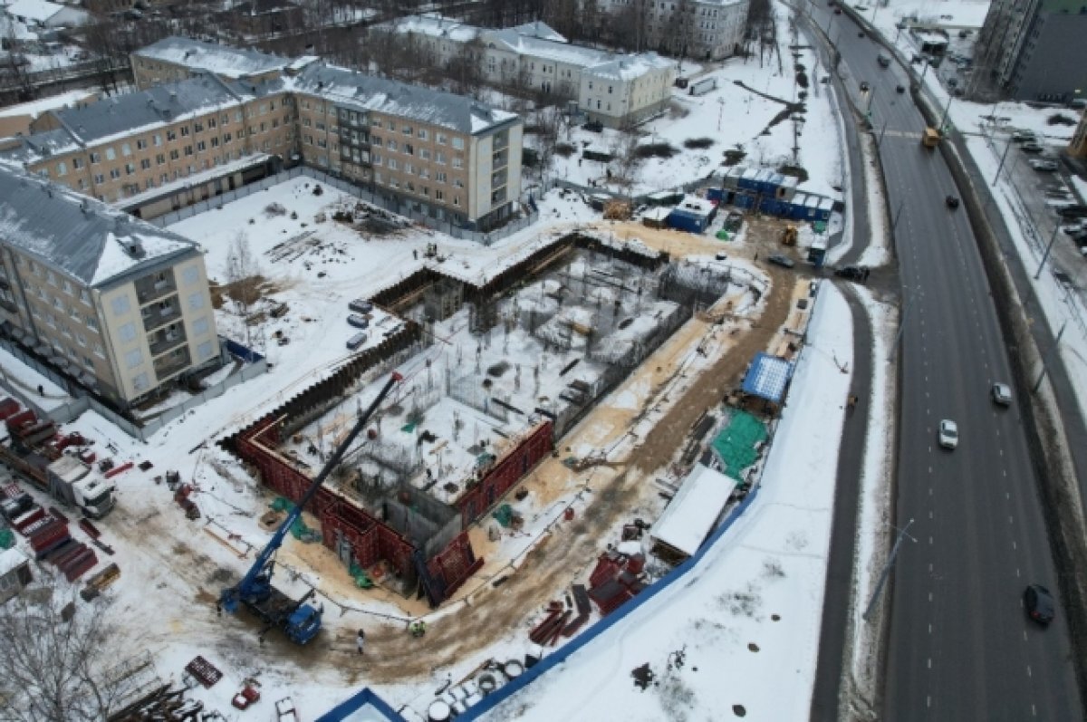    Продолжается строительство хирургического корпуса БСМП – видео