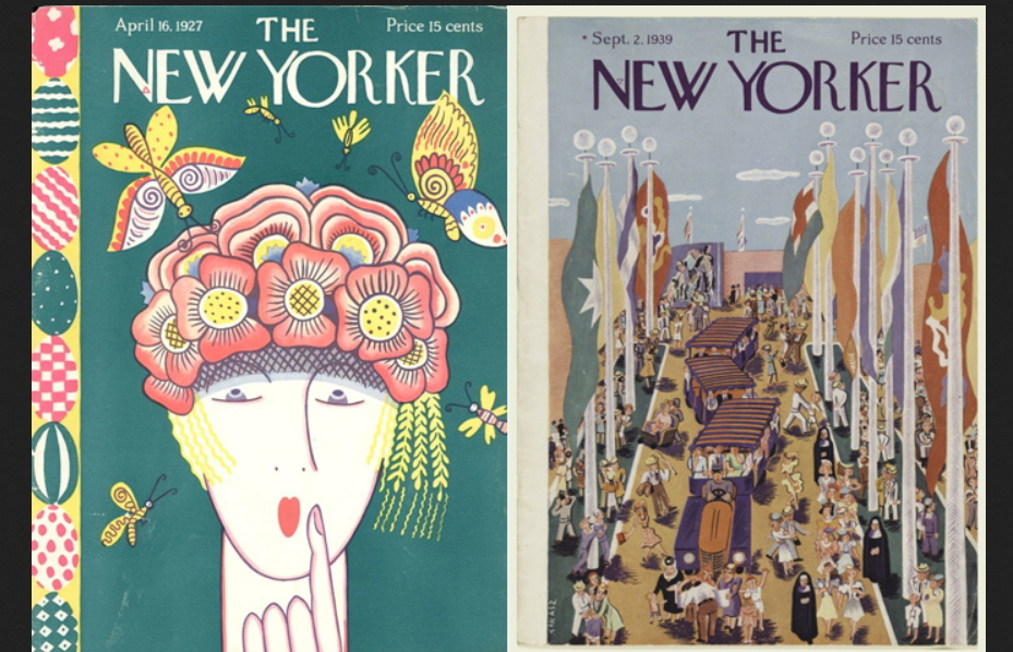 Обложки журнала New Yorker  авторства Илонки Караш