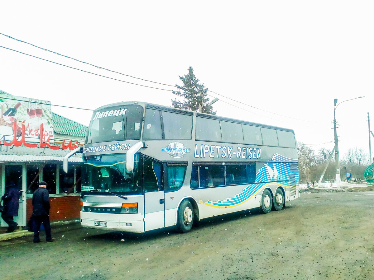 Автобус, на котором мы ехали в Москву