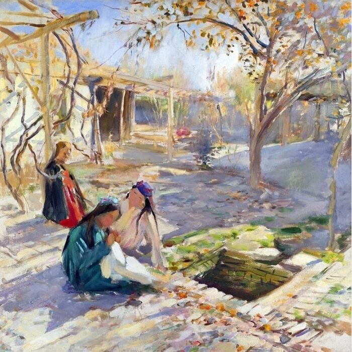 Дворик. Самарканд (конец 30-х)