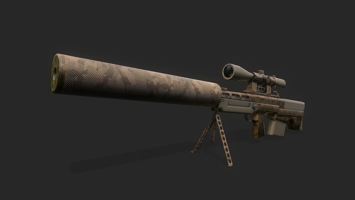 Винтовка Снайперская Крупнокалиберная "Выхлоп"