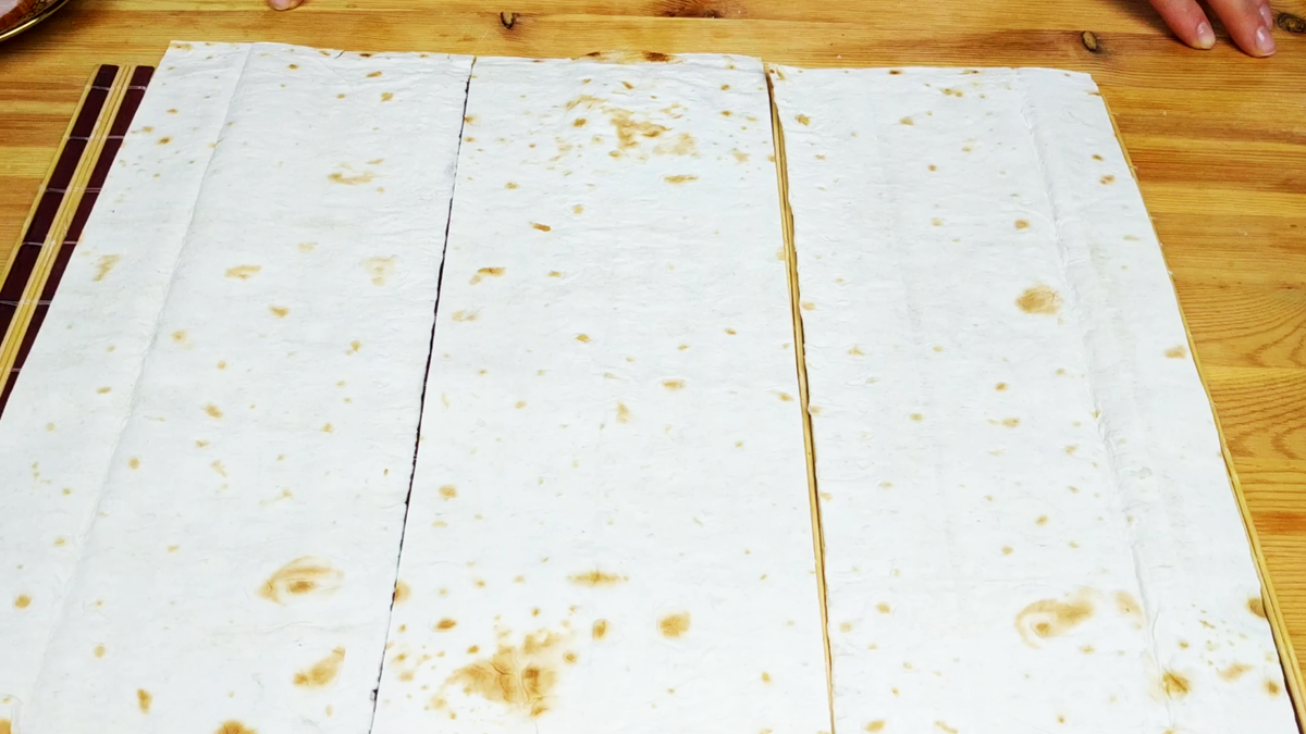 Закуска из лаваша