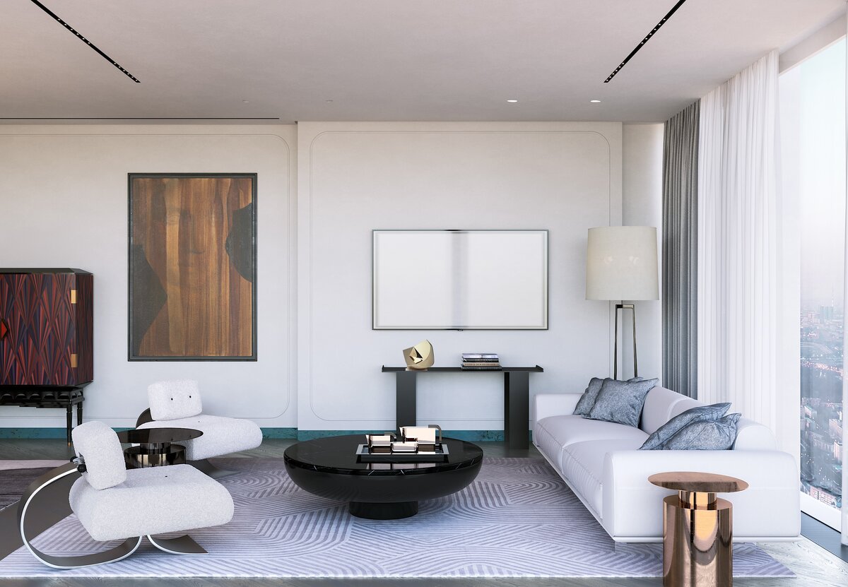 Интерьер гостиной 54 FLOOR PROJECT by VADIM MALTSEV