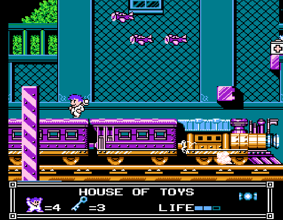 В игре невероятно красочные уровни. Кадры из игры «Little Nemo: The Dream Master»