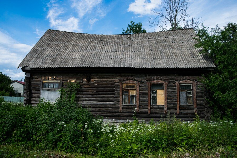 Старая изба в поселеннии Марушкинское, г. Москва.