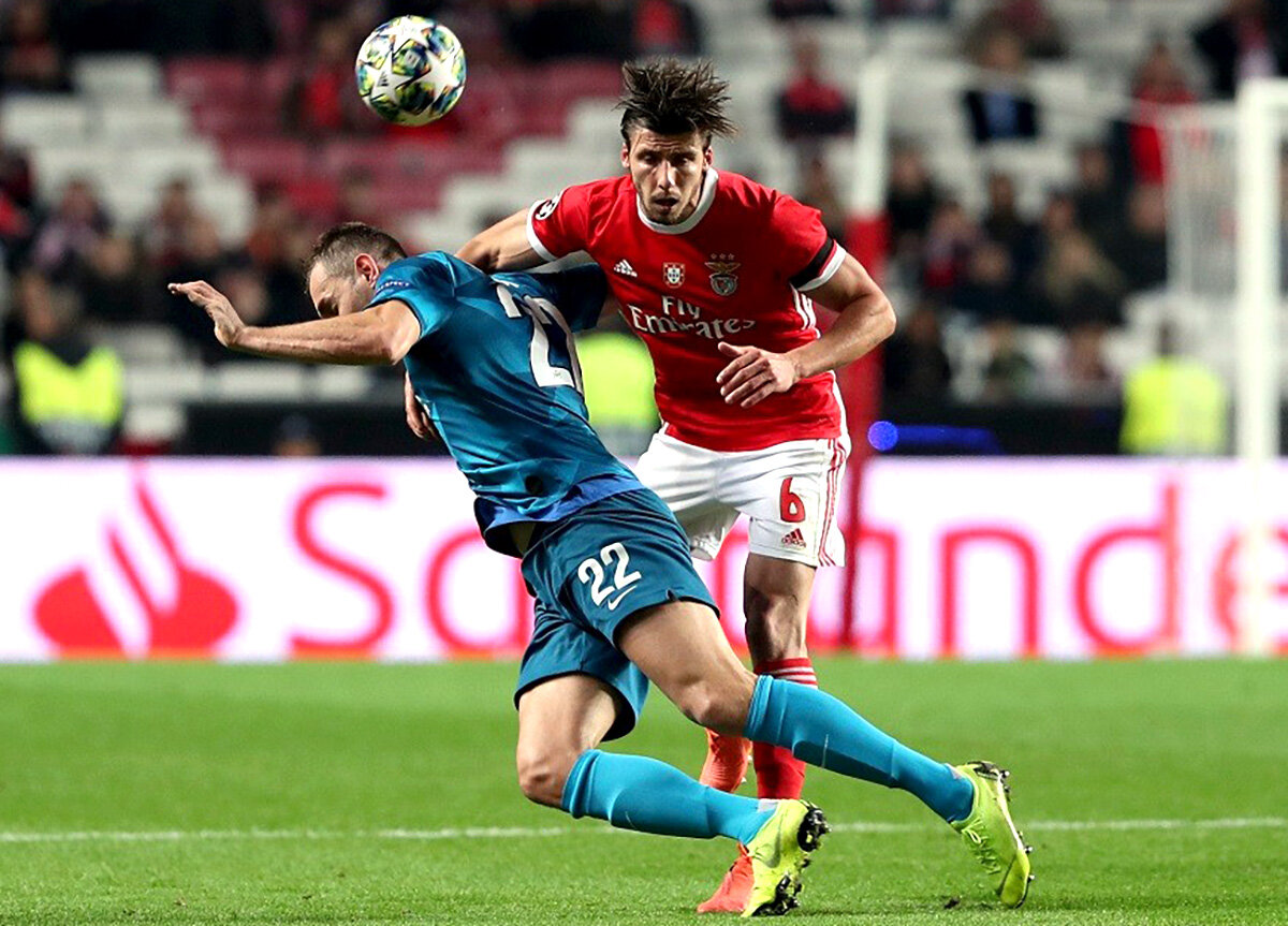 10.12.2019. Лига чемпионов-2019/20. «Бенфика» – «Зенит» – 3:0. Фото: Pedro Fiuza/Xinhua/Global Look Press