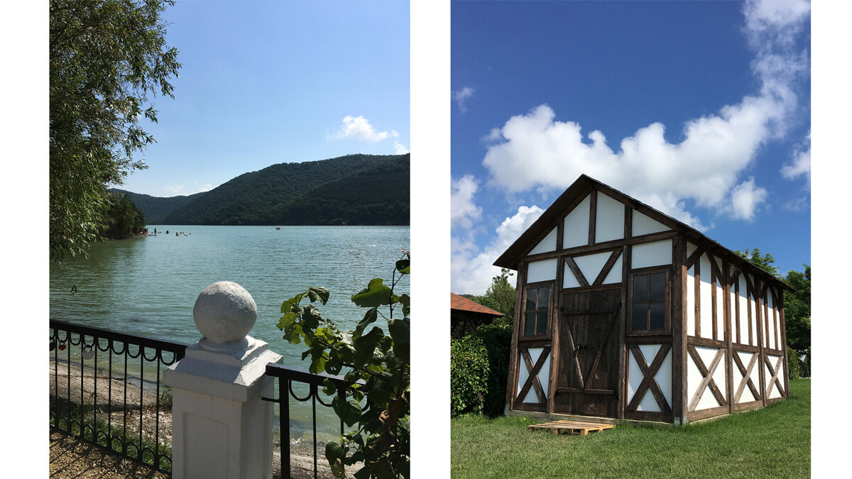 Вид на озеро Абрау