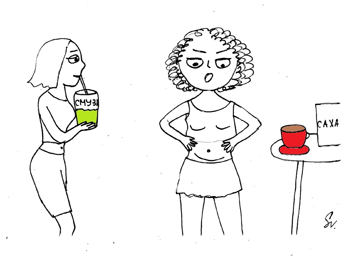 Убрать живот помогут диета и йога!