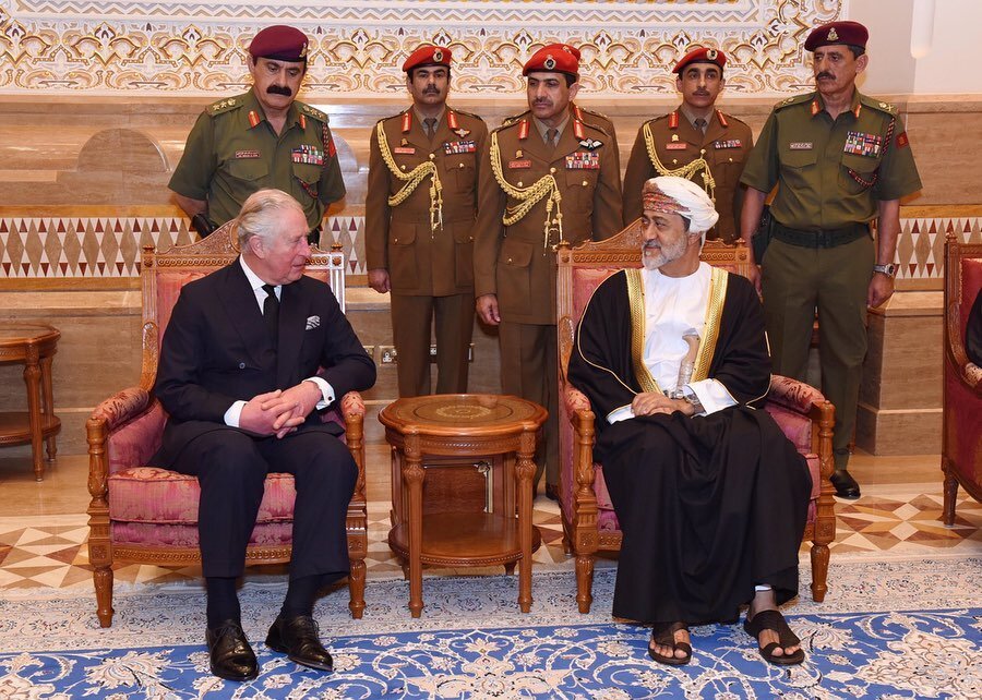 Принц Чарльз и султан Хайтам бен Тарик Аль-Саид/Omani Media/Instagram @clarencehouse